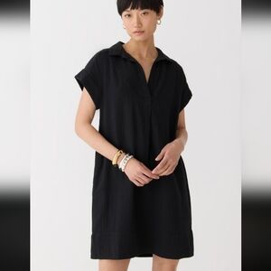 J. Crew Cotton Gauze V-Neck Short Sleeved Shirtdress NWOT